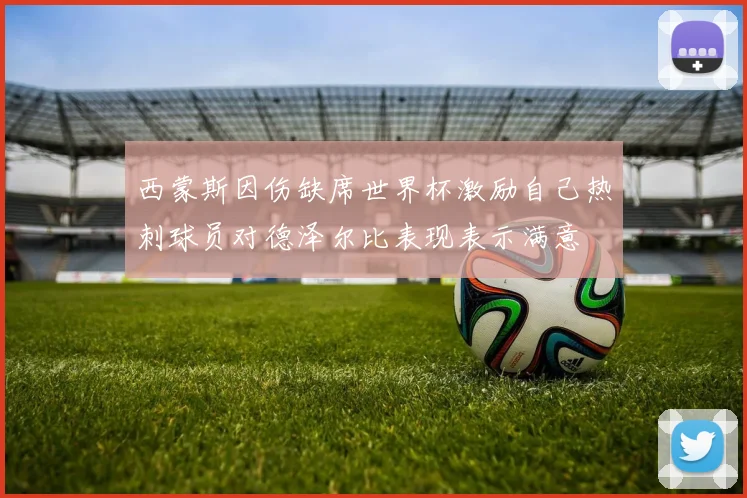西蒙斯因伤缺席世界杯激励自己热刺球员对德泽尔比表现表示满意